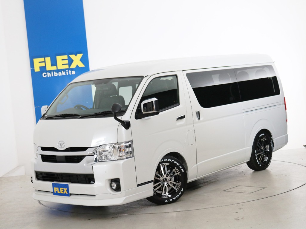 新車未登録　ハイエースワゴンＧＬ　１０人乗り３ナンバー登録　ガソリン２ＷＤ　スタンダードＰＫＧ！