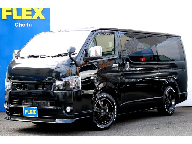 ハイエース調布店０４２４－４０－１１９１までお問い合わせください！新車ハイエースVダークプライムⅡブラックカスタム車！