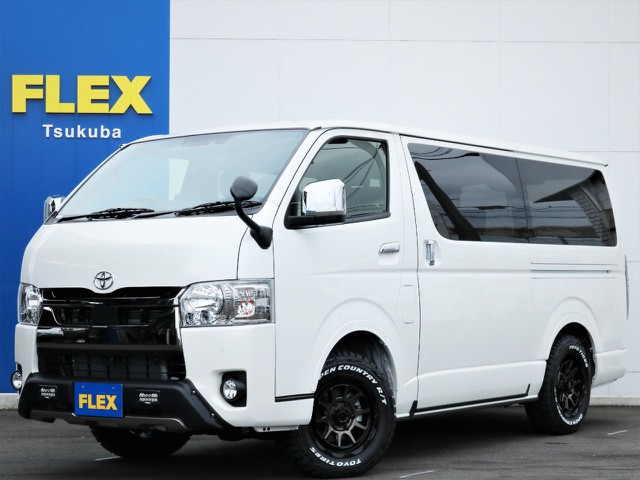 新車ハイエースⅤスーパーＧＬ５人乗り４ＷＤディーゼル特別仕様車ダークプライム２が入庫！