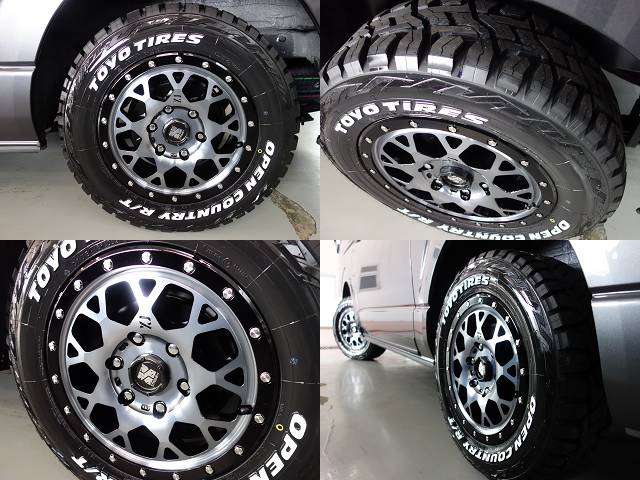 新車ハイエースＶダークプライムⅡ２８００ディーゼル４ＷＤガンメタ８インチナビベットＫＩＴパッケージ完成致しました！！