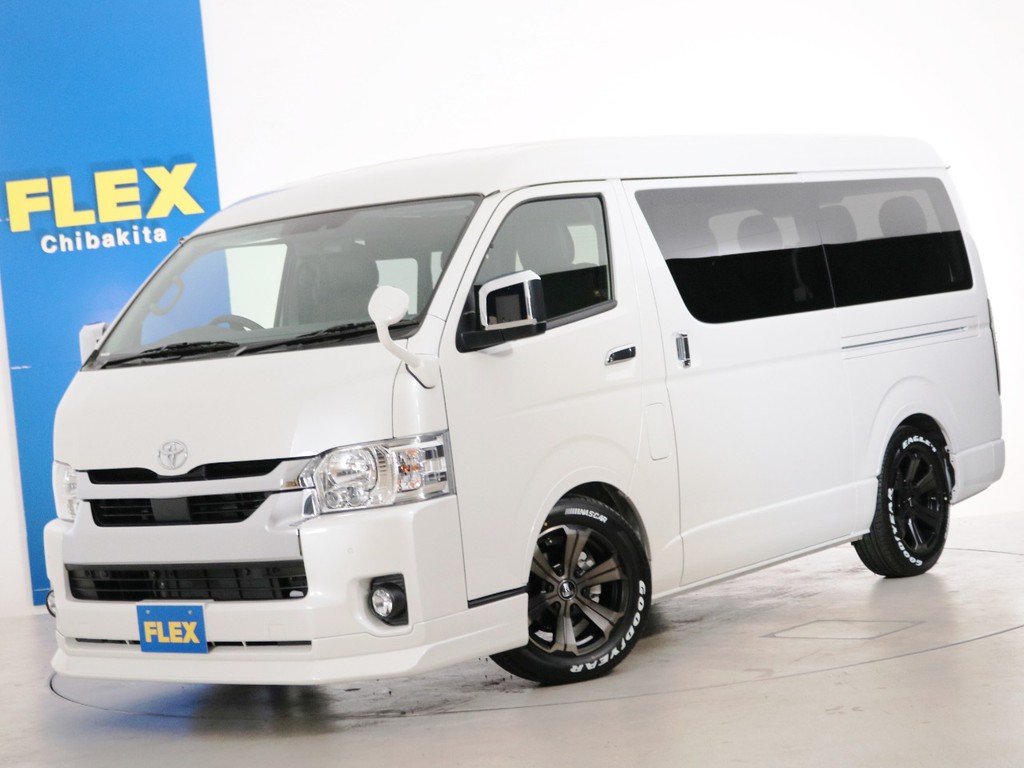 新車未登録　ハイエースワゴンＧＬ　１０人乗り３ナンバー登録　ガソリン２ＷＤ　ＦＬＥＸオリジナル内装アレンジ【Ｖｅｒ１】！