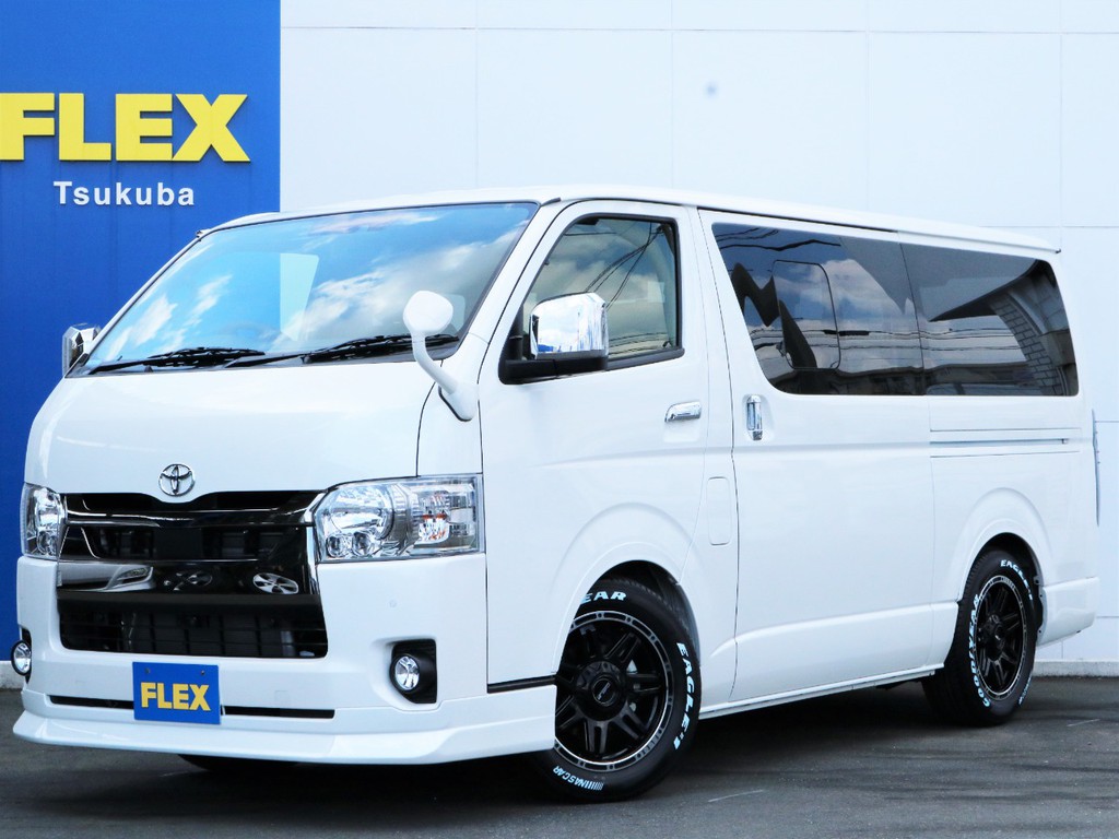 新車ハイエースＶスーパーＧＬ５人乗り２ＷＤディーゼル特別仕様車ダークプライム２、フローリング施行済み！