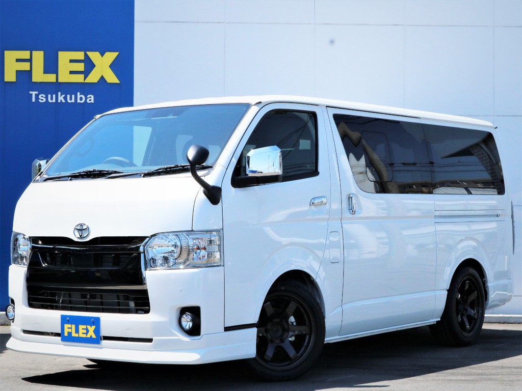 新車ハイエースⅤスーパーＧＬ５人乗り２ＷＤディーゼル特別仕様車ダークプライム２、フローリング施行済み！