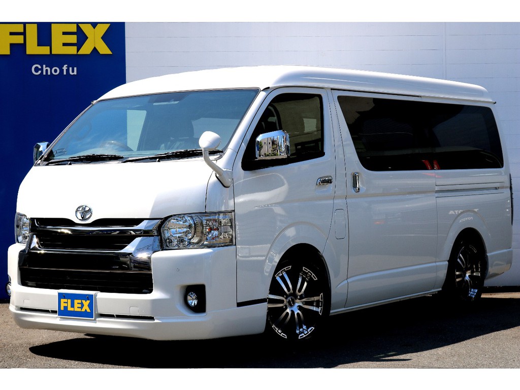 ハイエース調布店０４２４－４０－１１９１までお問い合わせください！新車ハイエースＶワイドスーパーＧＬダークプライムⅡ２８００ｃｃディーゼルターボ２ＷＤ！