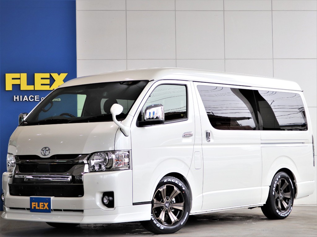 新車　ワイドS-GLダークプライムⅡ　ディーゼルターボ　ベッドキットに後席フリップダウンモニターまで完備　バンライフのお供にカッコよく☆