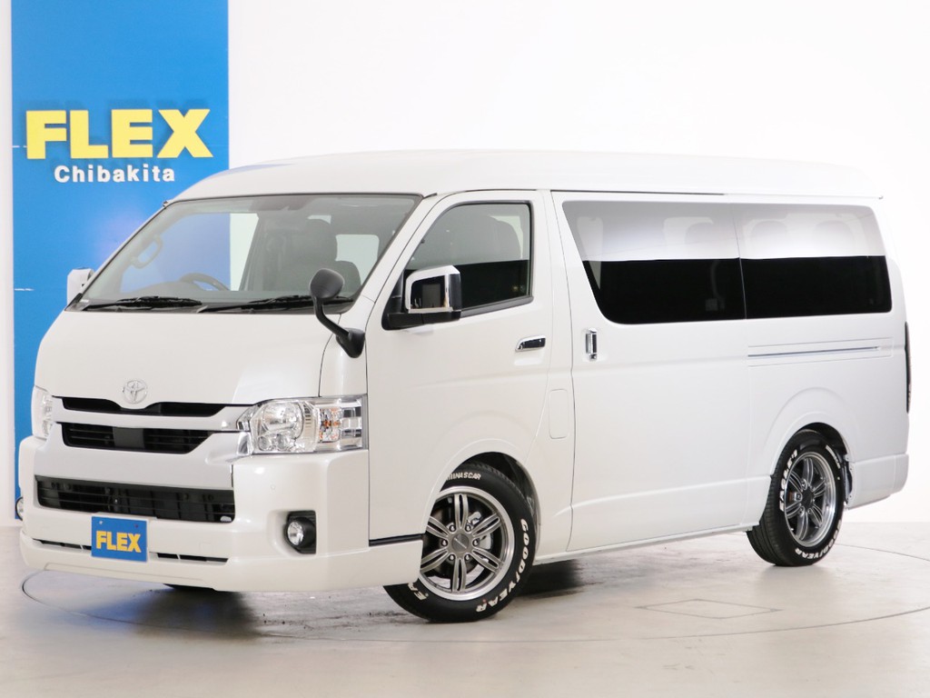 新車未登録　ハイエースワゴンＧＬ　ガソリン２ＷＤ　ＦＬＥＸオリジナル内装アレンジ【Ｖｅｒ１】！