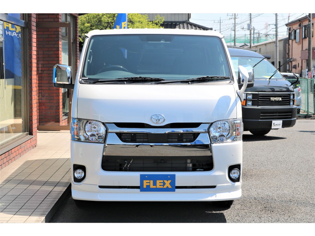 外装もカッコよく！ＦＬＥＸオリジナルフロントスポイラー装備☆
