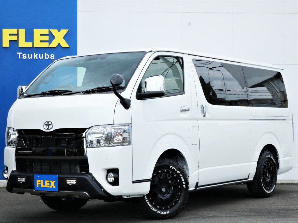 トヨタ ハイエースバン 2 8 スーパーgl ダークプライム ロングボディ ディーゼルターボ 4wd 車探しなら中古車 新車の専門店flex フレックス へ