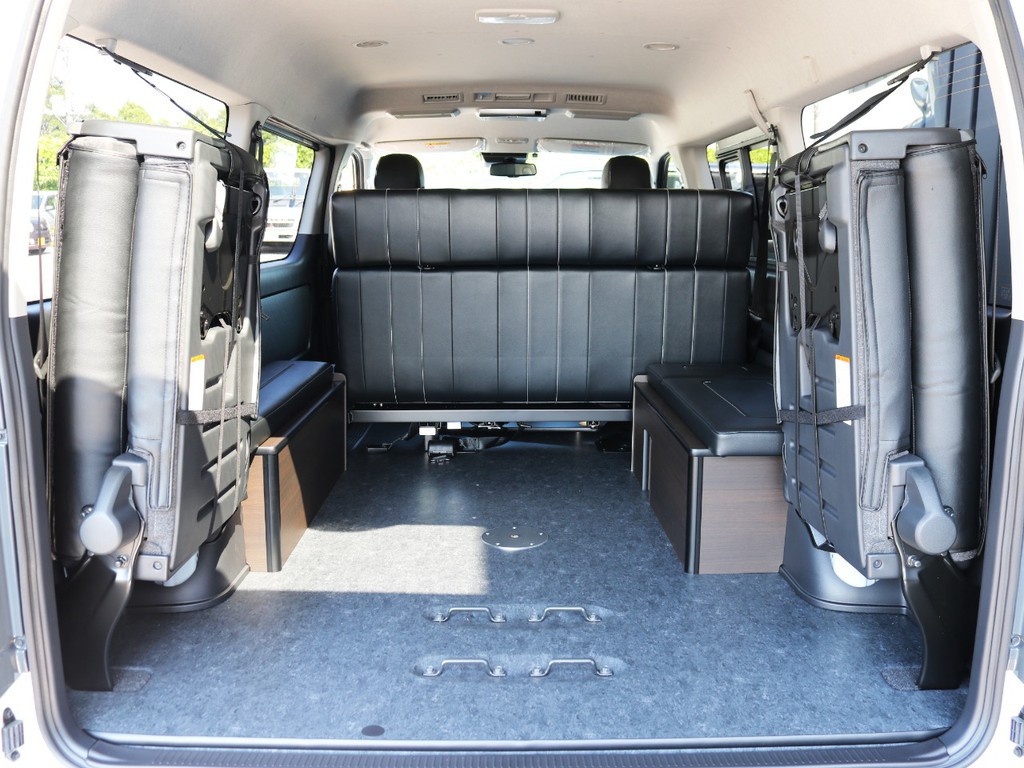 広々ラゲッジスペースも確保できます！