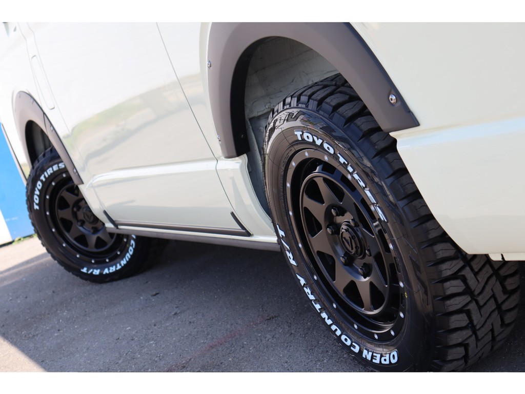 レオウィング16インチアルミ×TOYOオープンカントリーR/Tタイヤ♪