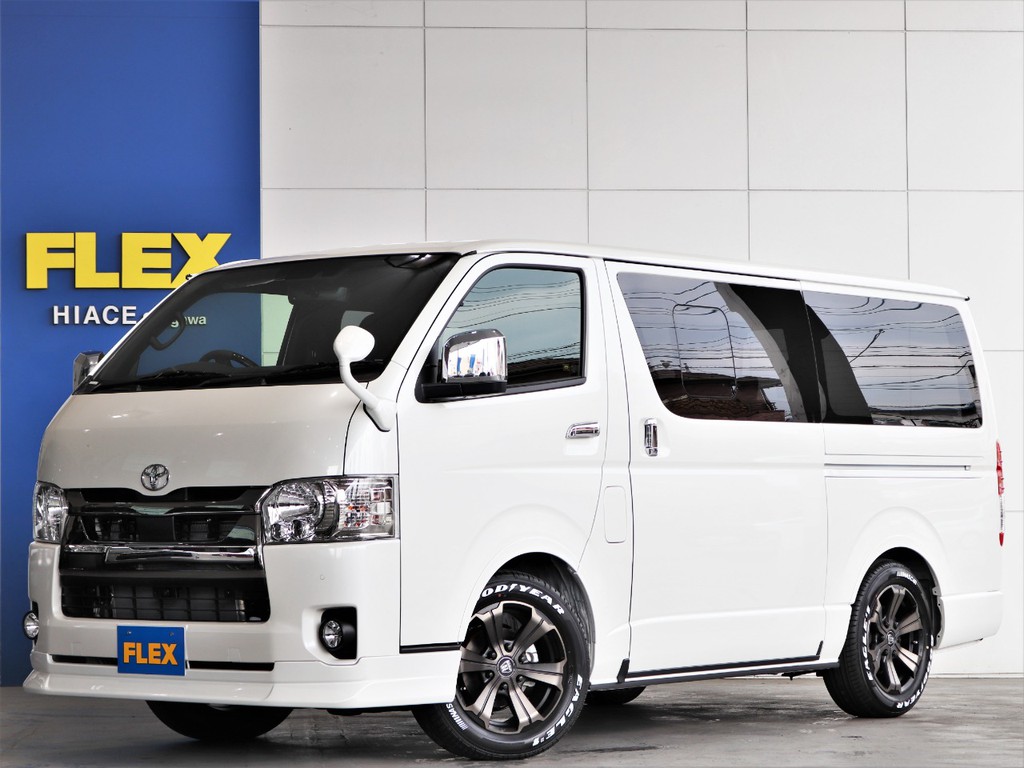 新車　ハイエースS-GLダークプライムⅡディーゼルターボ４WD　即納車可能！！ベッドキット付き！バンライフに最適な１台です！！