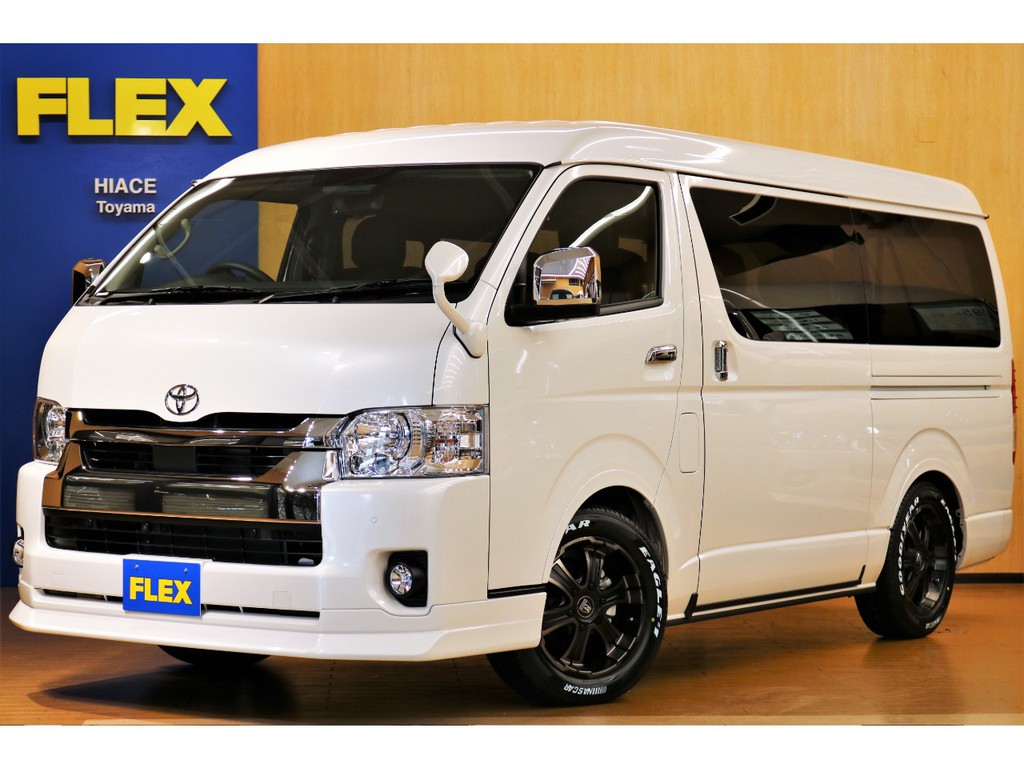 【新車/FLEX内装架装Ver5】フルフラットOK★全面フローリング★後席モニター★ナビ＆ETC★＊＊１０人乗り/全国即納可能＊＊
