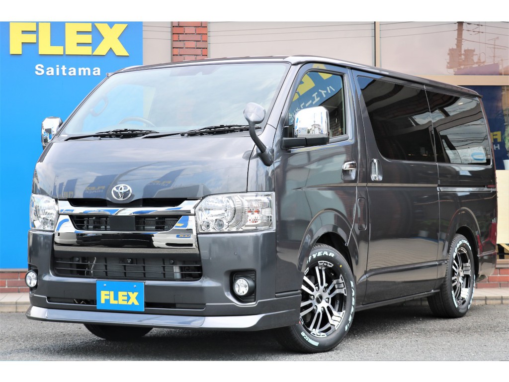 新車ハイエースＶ２ＷＤガソリン！ベット＆床張り施工パッケージ完成致しました☆
