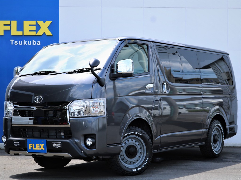 トヨタ ハイエースバン 2 8 スーパーgl ダークプライム ロングボディ ディーゼルターボ 4wd 車探しなら中古 車 新車の専門店flex フレックス へ