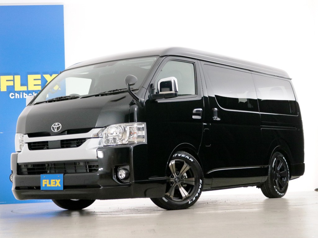 新車未登録　一部改良後　ハイエースワゴンＧＬ　ガソリン２ＷＤ　１０人乗り３ナンバー登録　ＦＬＥＸオリジナル内装アレンジ【Ｖｅｒ２】！