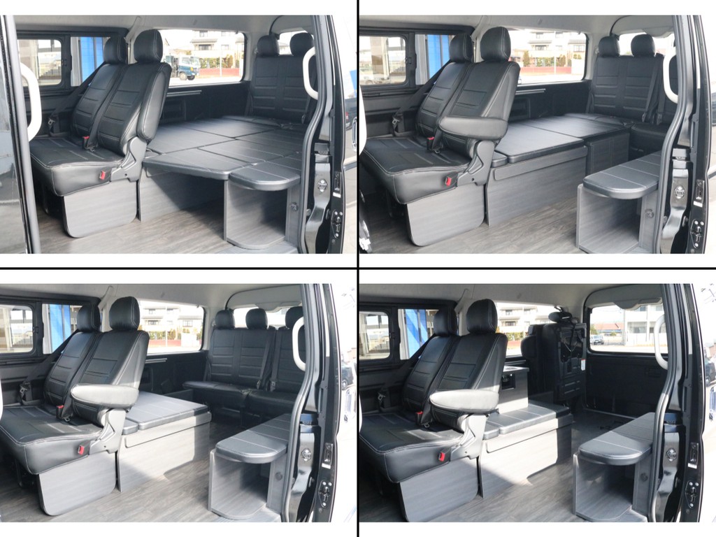 色々なシートアレンジが可能