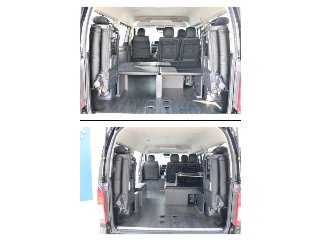 ベッドキット収納可能！！荷物スペースとしても◎