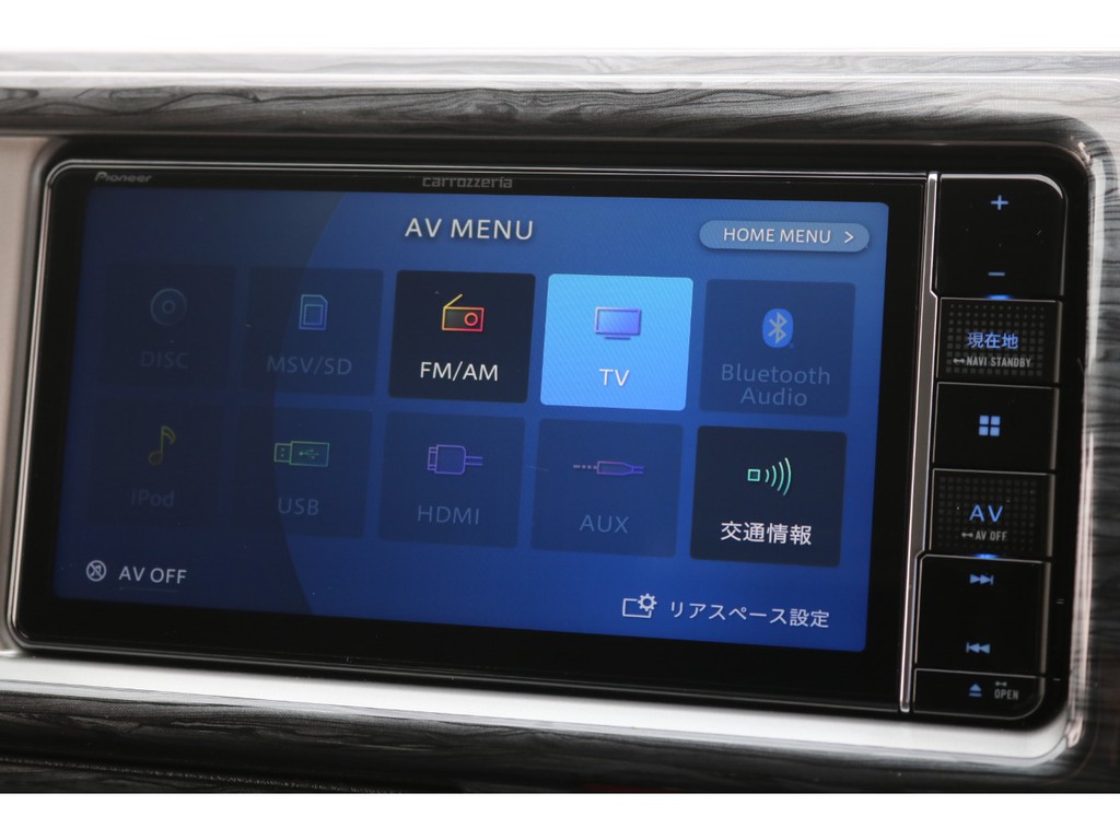 カロッツェリア製ＳＤナビＴＶ装備！Bluetooth接続、地デジ視聴可能！