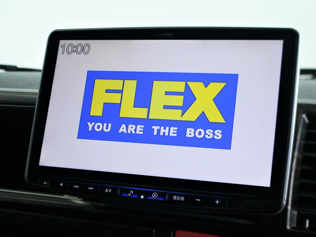 新品のアルパイン製のビッグXナビ搭載済みです。画面が大きく映像が見やすいナビモニターとなっております。