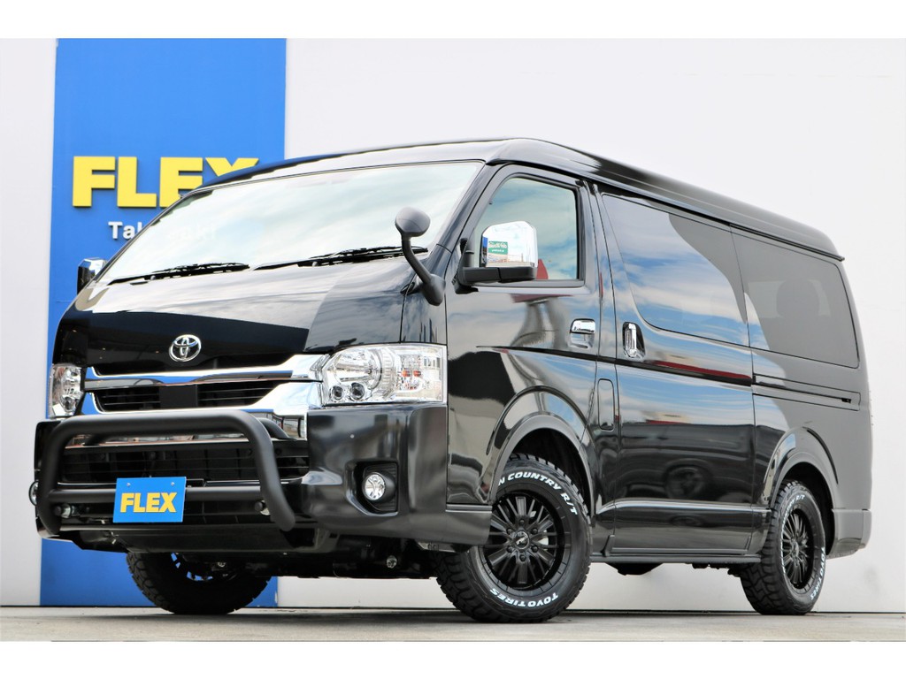 ボディ＆パーツ共にブラック統一のアゲ系カスタム車！！