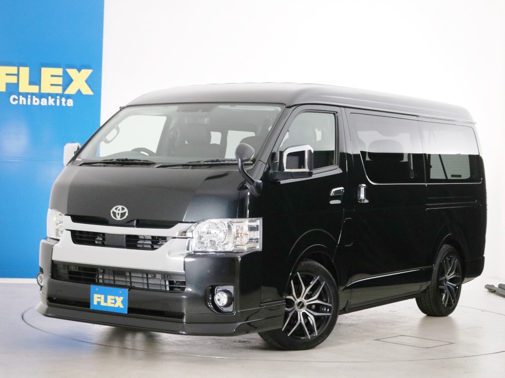 新車未登録　一部改良後　ハイエースワゴンＧＬ　１０人乗り３ナンバー登録　ガソリン４ＷＤ　寒冷地仕様　ＦＬＥＸオリジナル内装アレンジ【Ｖｅｒ５】！