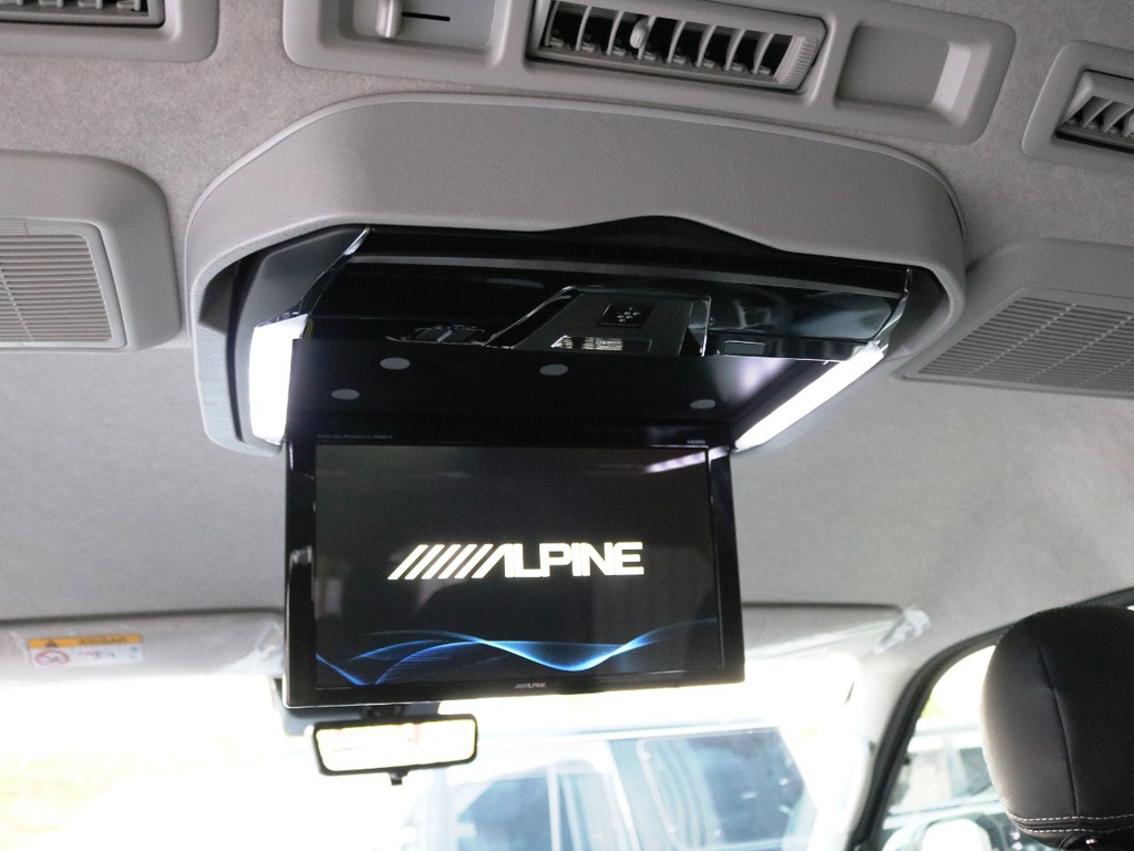 アルパイン　１２．８型　フリップダウンモニター♪