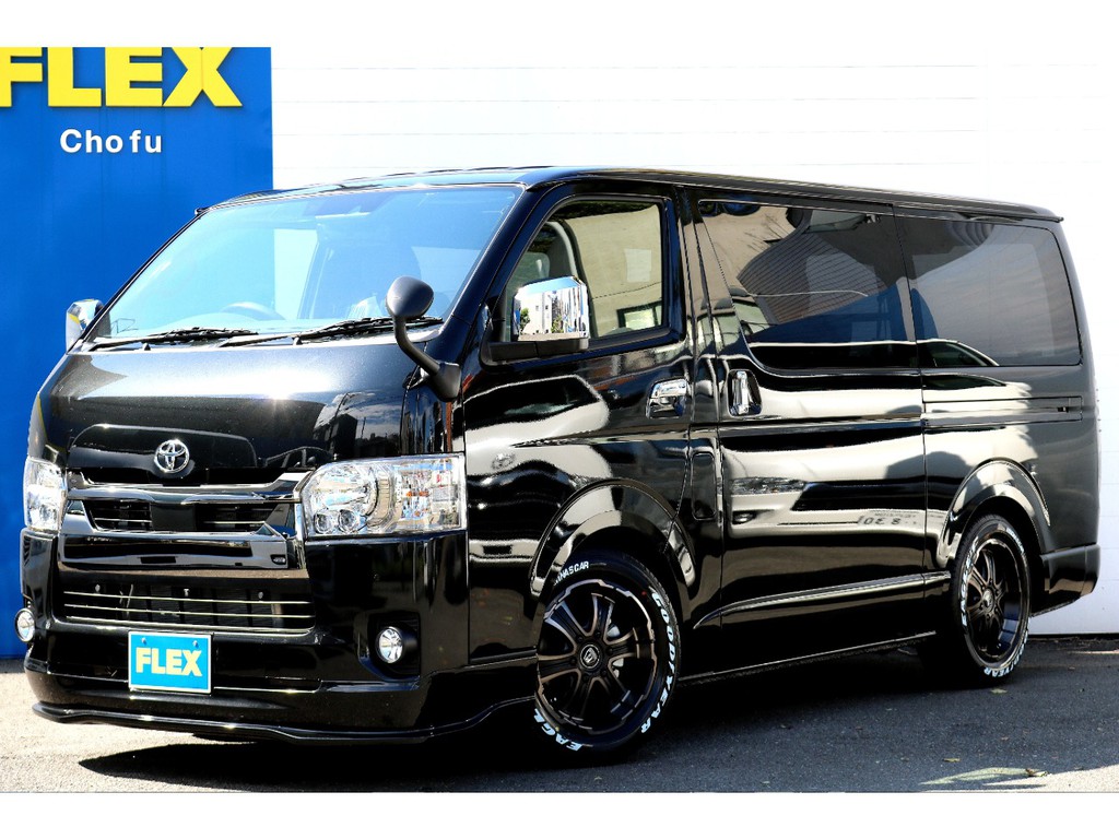 トヨタ ハイエースバン 2 0 スーパーgl ダークプライム ロングボディ 車探しなら中古車 新車の専門店flex フレックス へ