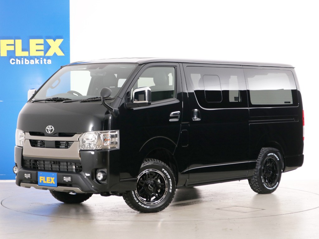 トヨタ ハイエースバン 2 8 スーパーgl ダークプライム ロングボディ ディーゼルターボ 4wd 車探しなら中古車 新車の専門店flex フレックス へ