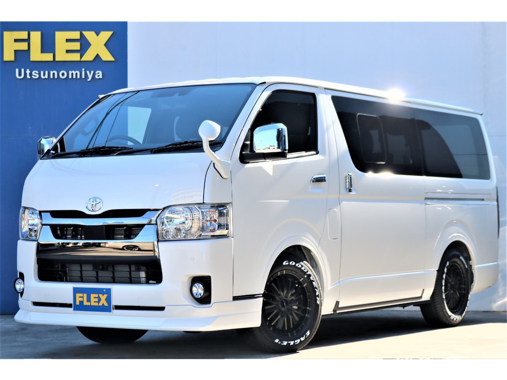 【新車】ハイエースS-GLダークプライムⅡ　ディーゼルターボ４WD　新商品の跳ね上げベッド　使い勝手抜群です♪♪　即納車可能です！！