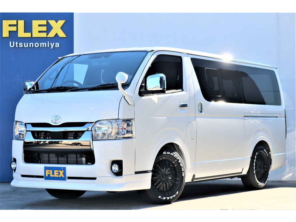 トヨタ ハイエースバン 2 8 スーパーgl ダークプライム ロングボディ ディーゼルターボ 4wd 車探しなら中古車 新車の専門店flex フレックス へ