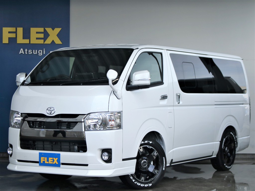 トヨタ ハイエースバン 2 8 スーパーgl ダークプライム ロングボディ ディーゼルターボ 4wd 車探しなら中古車 新車の専門店flex フレックス へ