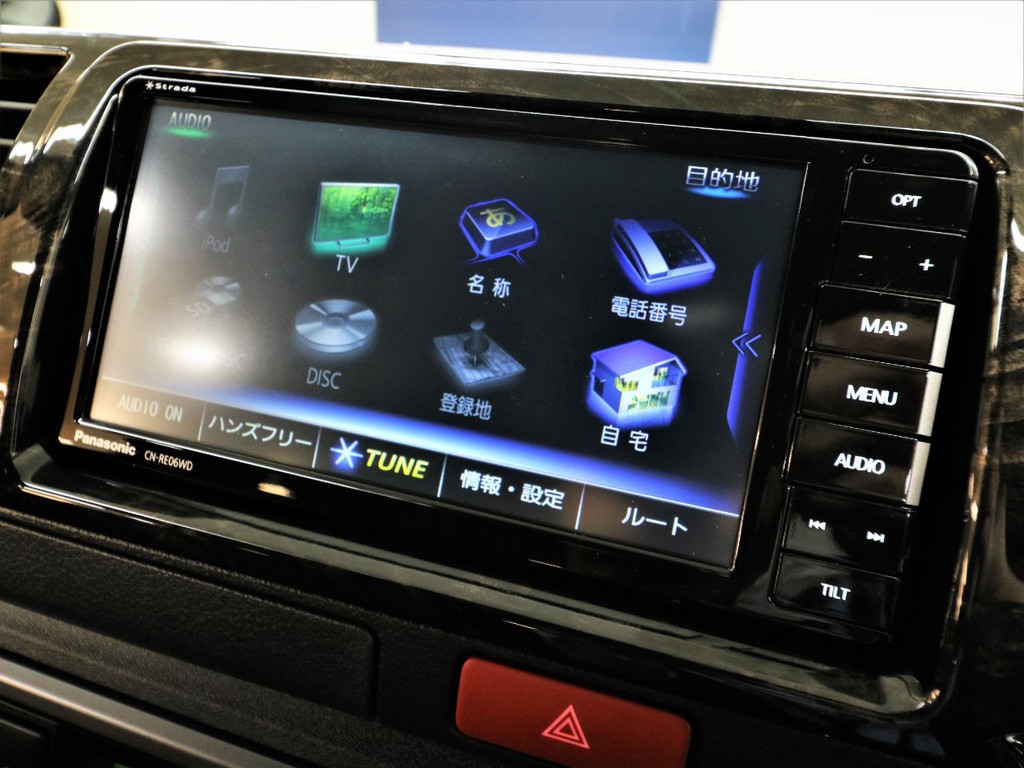 パナソニックストラーダＳＤナビ！フルセグＴＶ！Ｂｌｕｅｔｏｏｔｈｍｕｓｉｃ！