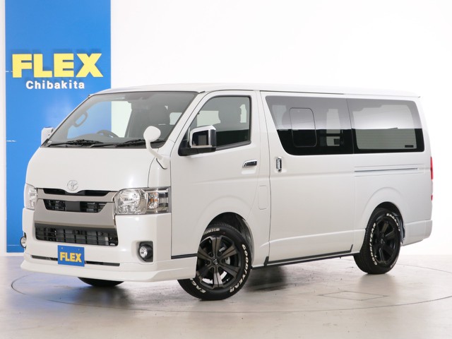 新車未登録　一部改良後　ハイエースバン　Ｓ－ＧＬ　特別仕様車【ダークプライムⅡ】ディーゼルターボ４ＷＤ　ベッドカスタムＰＫＧ！