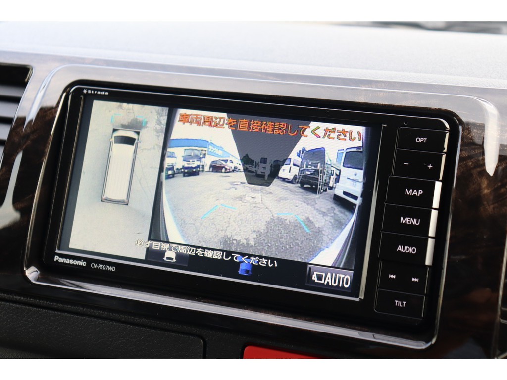 メーカーオプション”パノラミックビューモニター”連動加工施工！