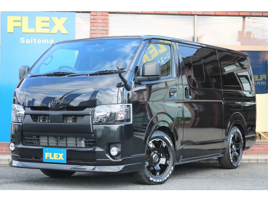 トヨタ ハイエースバン 2 8 スーパーgl ダークプライム ロングボディ ディーゼルターボ 4wd 車探しなら中古車 新車の専門店flex フレックス へ