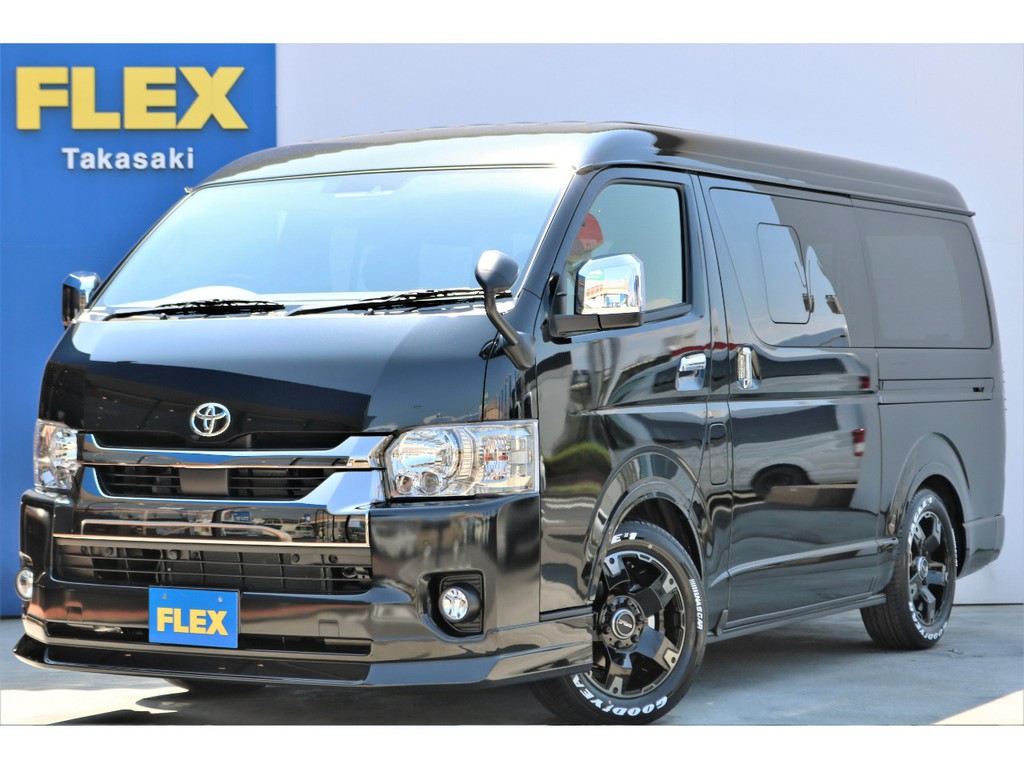 トヨタ ハイエースバン 2 7 スーパーgl ダークプライム ワイド ミドルルーフ ロングボディ 4wd 車探しなら中古車 新車の専門店flex フレックス へ
