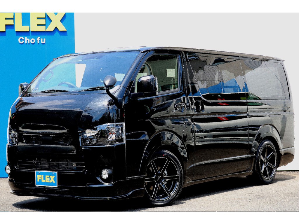 ハイエース調布店０４２４－４０－１１９１までお問い合わせください！新車ハイエースVダークプライムⅡ２０００ｃｃガソリン車！ＣＯＢＲＡフルエアロ！