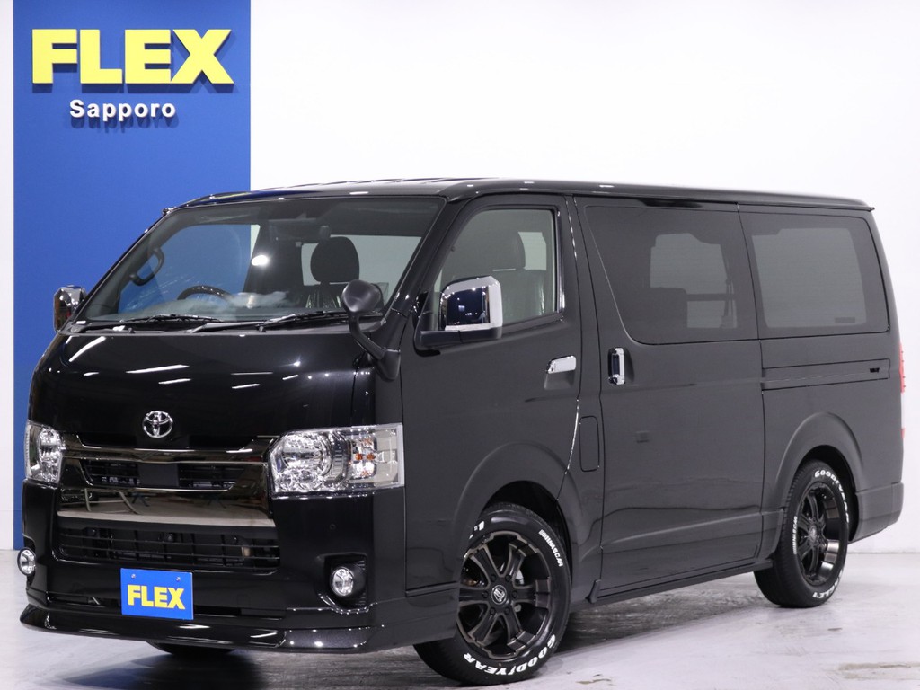 トヨタ ハイエースバン 2 8 スーパーgl ダークプライム ロングボディ ディーゼルターボ 4wd 車探しなら中古 車 新車の専門店flex フレックス へ
