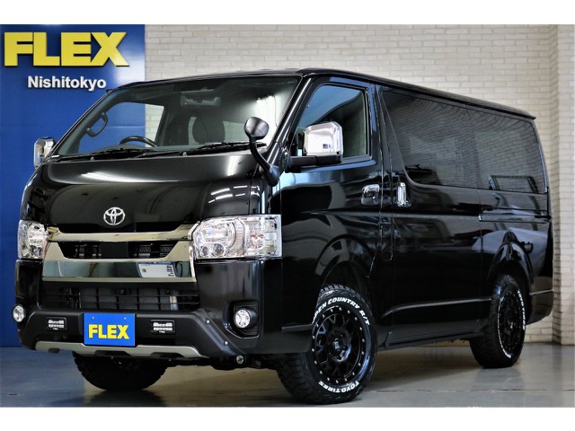 新車ハイエースＶダークプライムⅡ２８００ディーゼル４ＷＤナビパッケージ完成致しました！！店頭在庫車、即納車ご対応可能になります！！