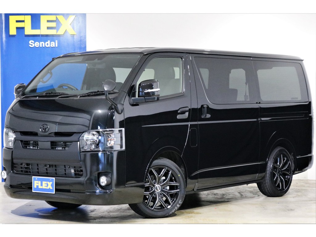 ★　新車　ハイエース　バン　2.8クリーンディーゼル 4WDブラックシリーズ ローダウンモデル！！　★
