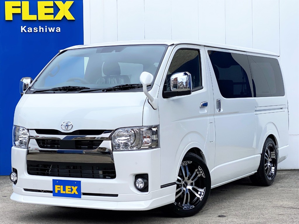 新車ハイエース スーパーＧＬ ダークプライムⅡ カスタムナビパッケージが入庫しました！！【両側パワースライドドア完備！！】