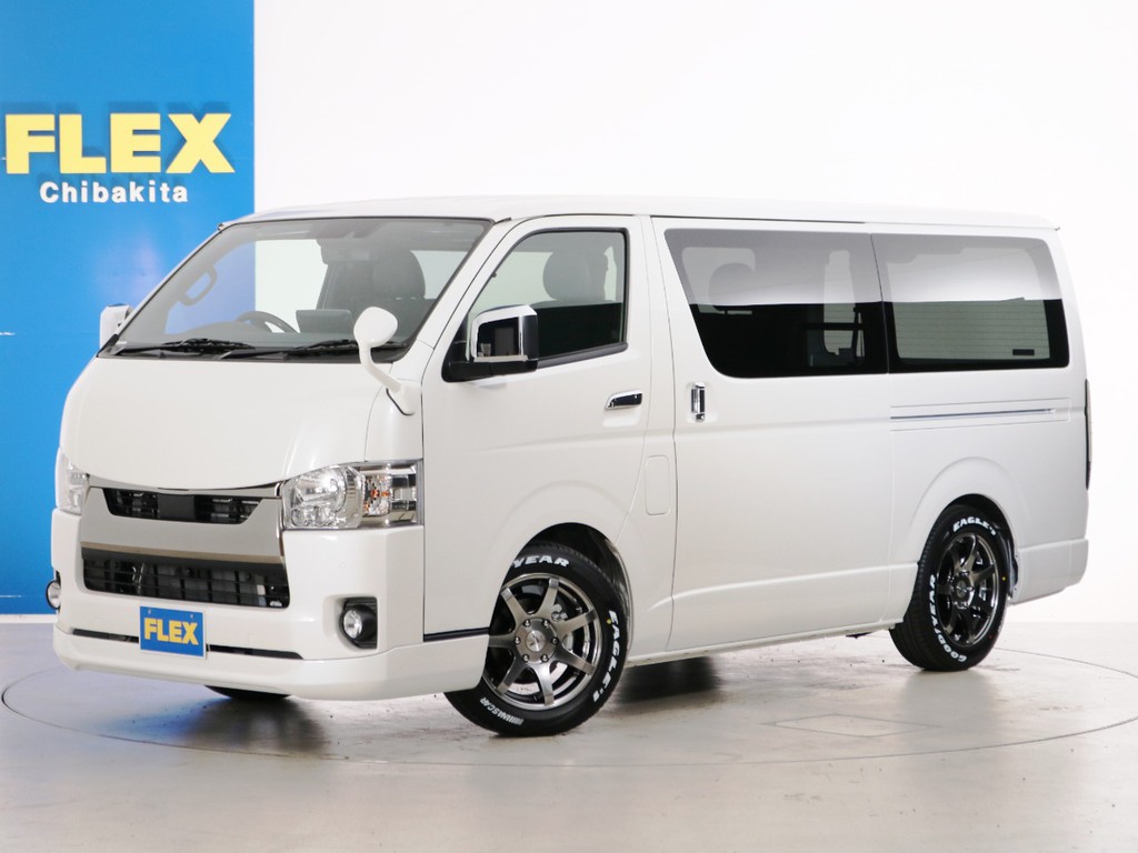 新車未登録　一部改良後　ハイエースバン　Ｓ－ＧＬ　ＤＰⅡ　ガソリン２ＷＤ　カスタムＰＫＧ！