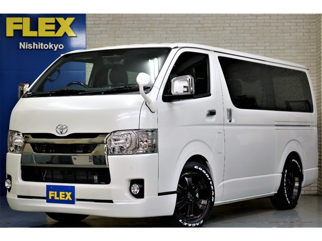 新車ハイエースＶダークプライムⅡ２８００ディーゼル両側パワースライドドア装備カスタム車両入庫致しました！！