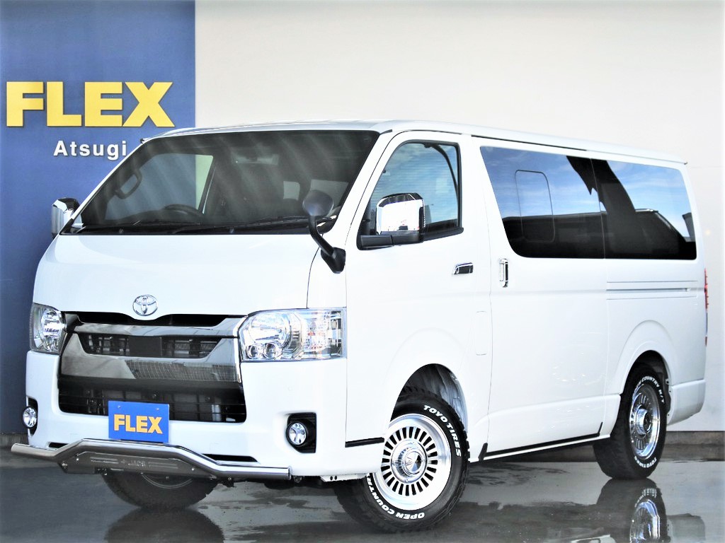 新車未登録　ハイエースバン　2.8L　スーパーGL　ダークプライムⅡ　ロングボディ　ディーゼル　４WD　アクティブ湘南スタイルPKG
