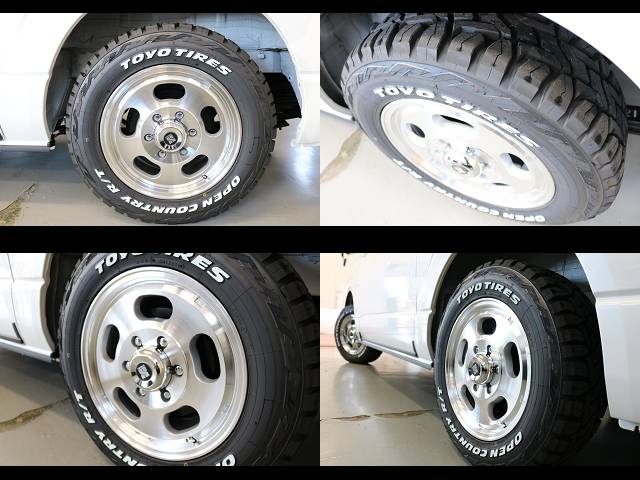 車検対応のＴＯＹＯ製オープンカントリー１６インチタイヤ装着済み！！