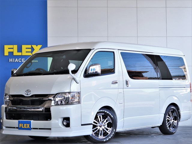 新車　ハイエースS-GLダークプライムⅡ　ワイド　ディーゼルターボ　即納車可能！！オートローン１２０回まで可能！！力強い走りが魅力！！