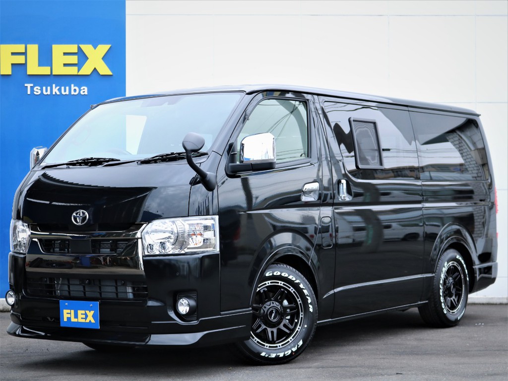 トヨタ ハイエースバン 2 8 スーパーgl ダークプライム ロングボディ ディーゼルターボ 車探しなら中古車 新車の専門店flex フレックス へ