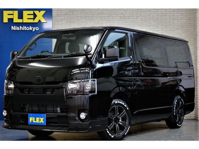 新車ハイエースＶダークプライムⅡ２０００ガソリン２ＷＤブラックカスタム車両完成致しました！！