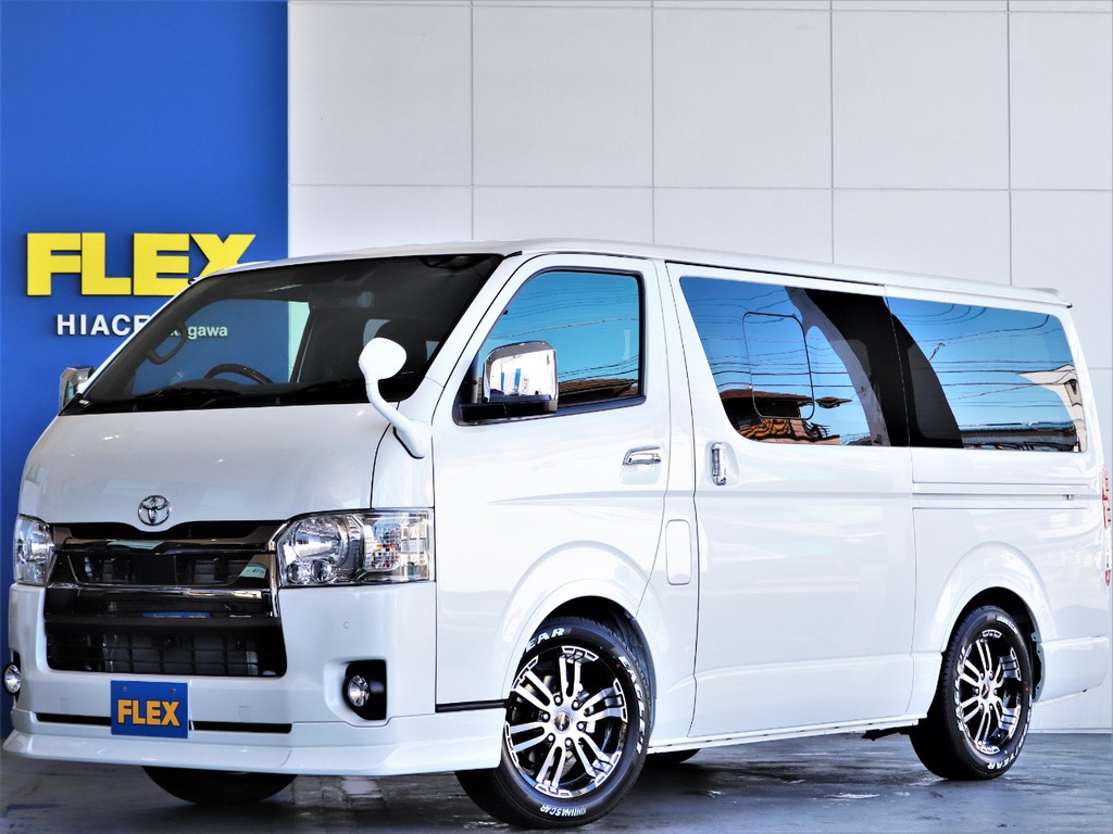 新車 ハイエースバン　ダークプライムⅡ　ガソリン2WD　フローリング施工！
