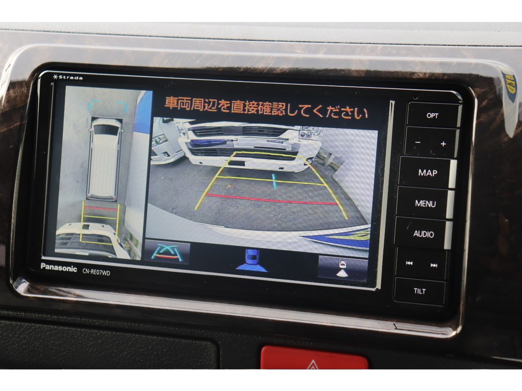 6型からパノラミックビューモニターの追加が可能に！全方位の安全確認も可能です！！